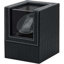 Automatic Watch Winder Box PU Quad Single Automatic Watch Display Storage Wristwatch