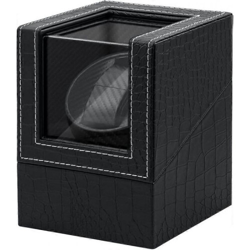 Automatic Watch Winder Box PU Quad Single Automatic Watch Display Storage Wristwatch