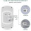 2 Pack Refrigerator Thermometer, Digital Freezer/fridge Thermometer 4