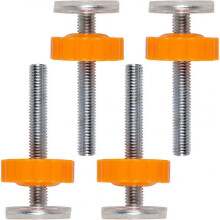 Stair Gate Spare Wall Mounts - 4 Pack M10 Pressure Baby Gate Threaded Shaft Walk Through Door Fitting Bolts
