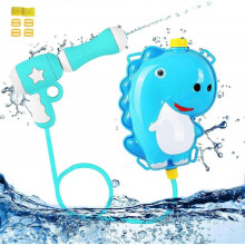 Kids Water Gun, Backpack Water Tank Super Soaker Toy 26ft Shooting Range 2L Large Capacity with Adjustable Straps