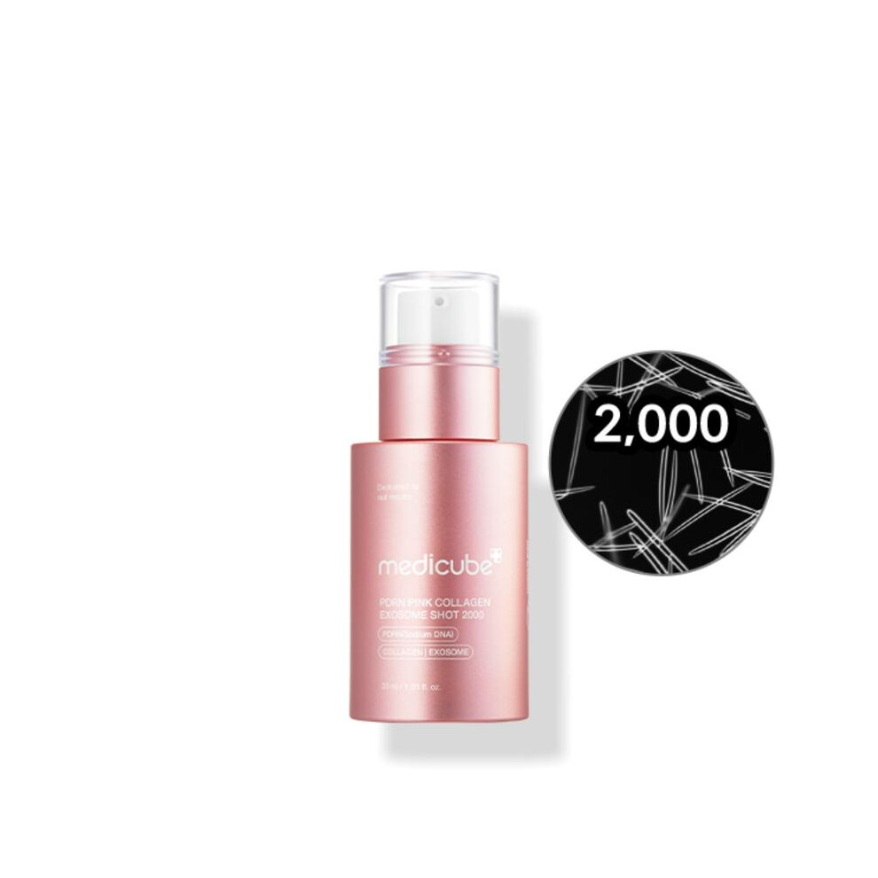 (Mild (2000)) Exosome Shot Serum | Liquid Skin Booster | Exosome, Salmon DNA PDRN, Spicules | Uneven Skin Tone, Pore Care, Dead Skin Cells, Skin Texture