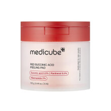Red Succinic Acid Panthenol Pads |  Niacinamide + Salicylic Acid Acne Skincare