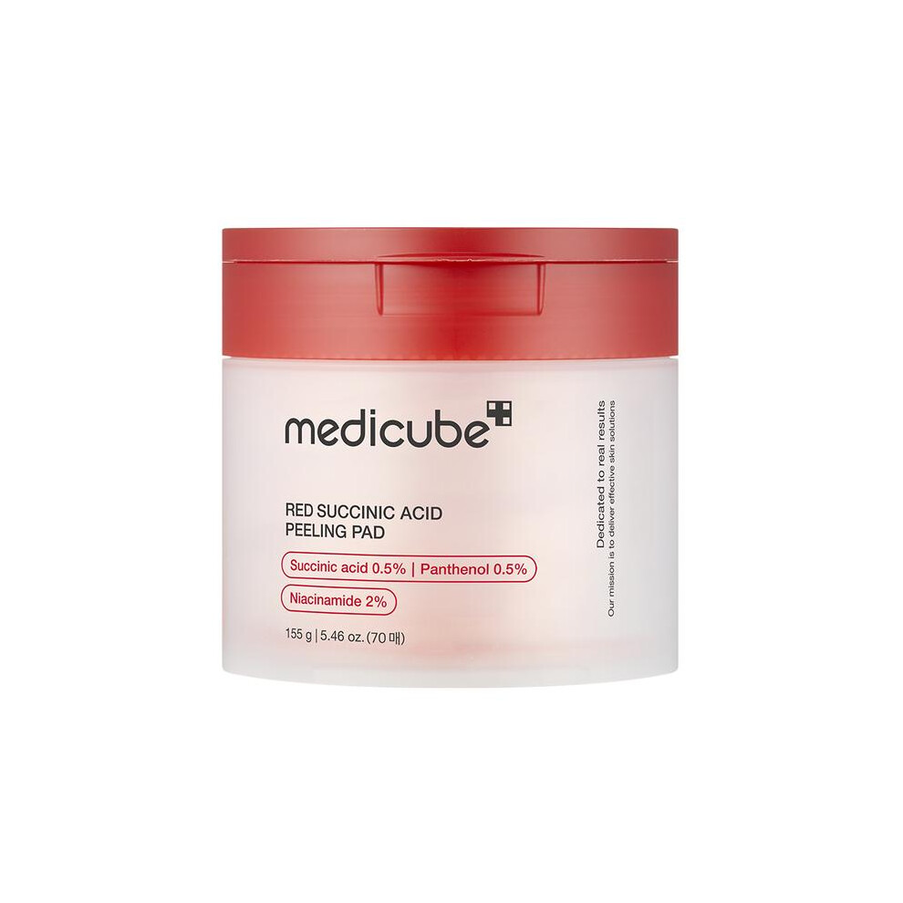 Succinic Acid Panthenol Pads | Niacinamide + Salicylic Acid Acne Skincare Red