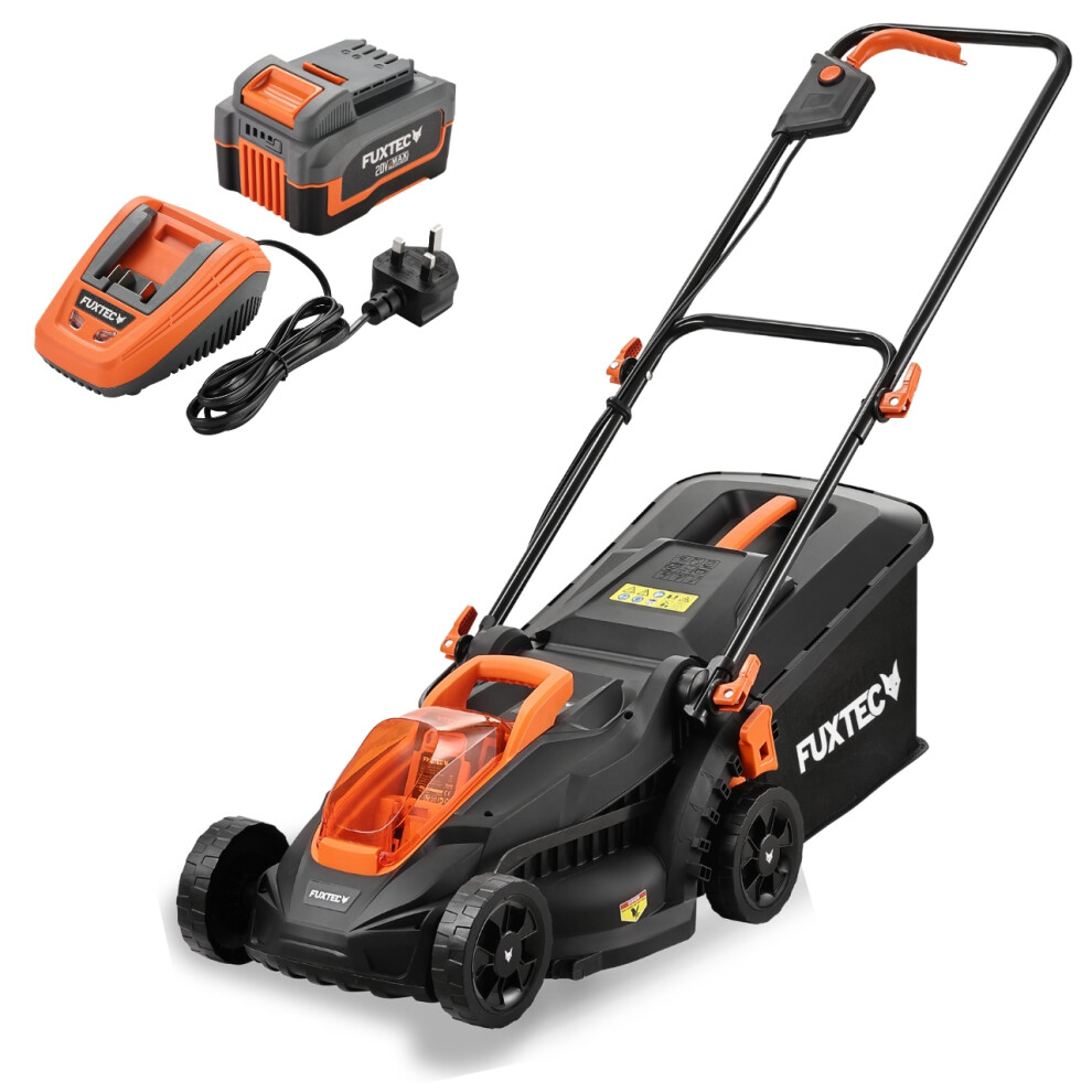FUXTEC LM2030SET UK Cordless Lawn Mower 20V 33cm With Battery Charger