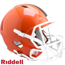 R plica del casco Riddell de los Cleveland Browns, tama o completo, estilo Speed 2024