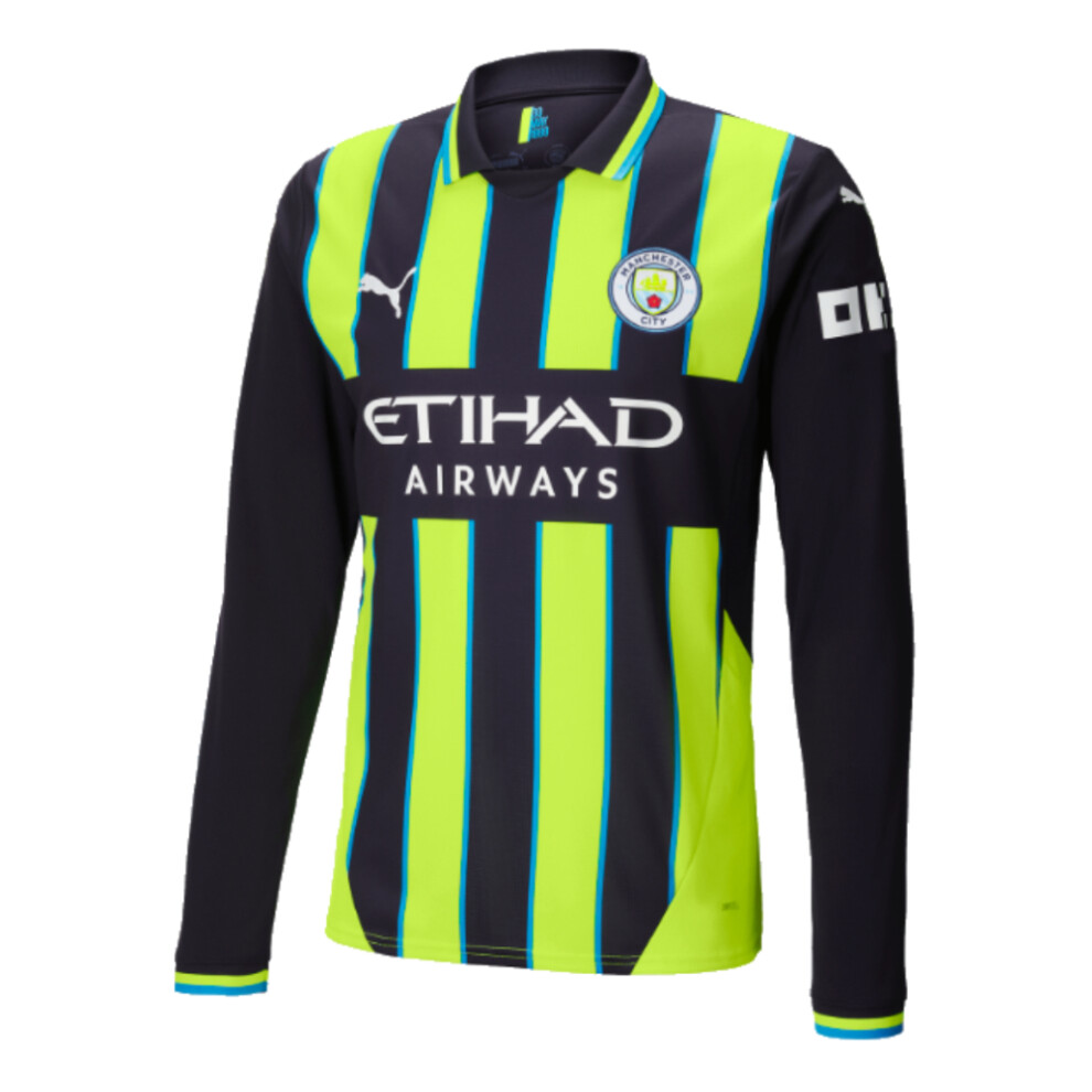 Puma (L) 2024-2025 Man City Away Long Sleeve Shirt Not,Specified