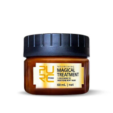 Hair Mask Conditioner for Women Hair Detoxifying Hair Mask Advanced Molecular Hair Treatmen Evaporation Film Slippery Repair Hair Mask 60Ml