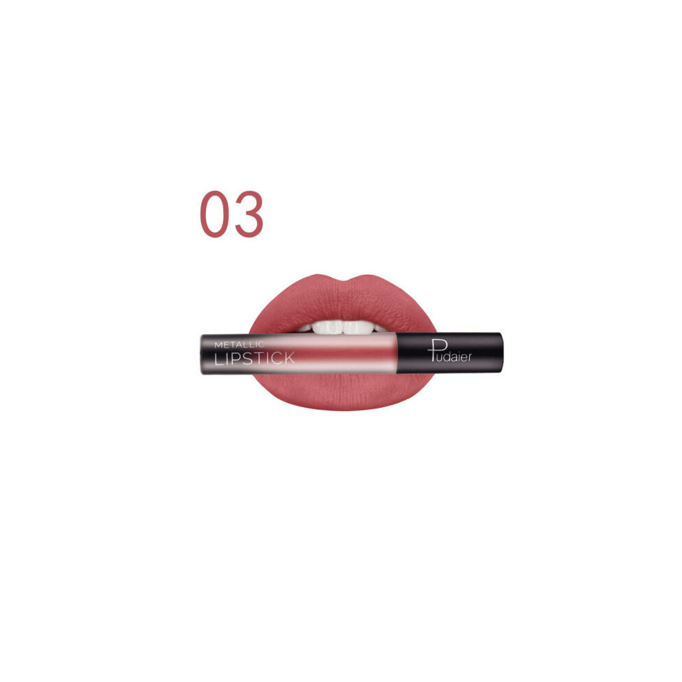 (03) Pudaier Colors 26 Lip Gloss Makeup Waterproof Cosmetics Liquid Lipstick Matte-image-OPC-PH5SB5M-NEW