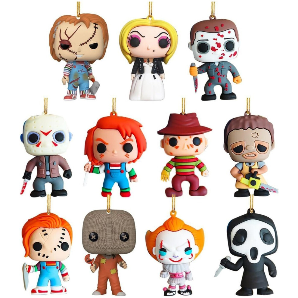 (1) Chucky Festive Acrylic Doll Decorative Pendant Whimsical Cartoon Style Use Car For-image-OPC-PH5SBDY-NEW