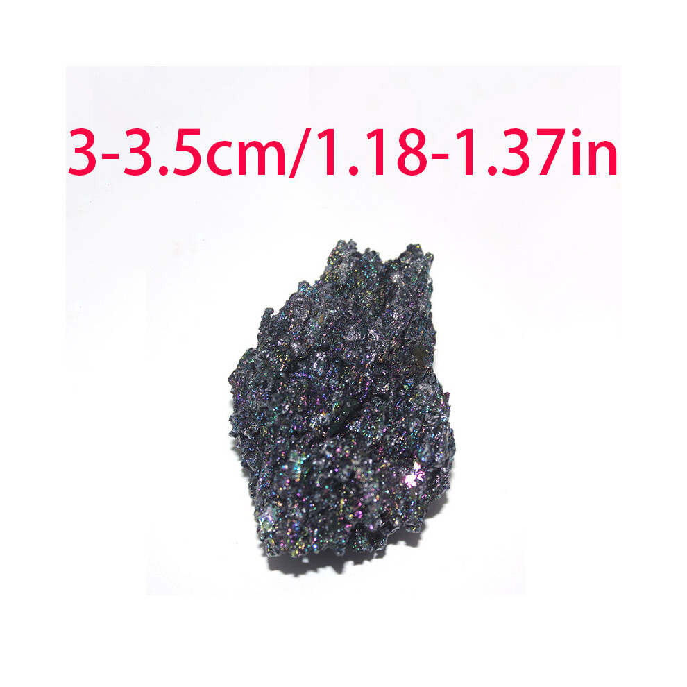 (3-3.5cm) Natural Specimen Colorful Silicon Carbide Ornaments Peacock Crystal Color Stone-image-OPC-PH5SC2K-NEW
