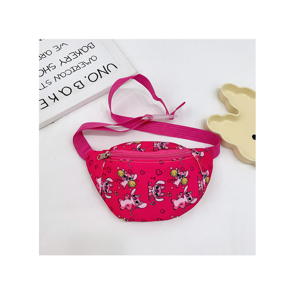 (Rose Pink) Stitch Kids Lilo Unisex Cartoon Outing Bags Lightweight Fun Material Outdoor-image-OPC-PH5SD9B-NEW