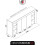 Creative Furniture Eden 164cm Sideboard LED with Dark Grey Gloss Doors - E115CR | 3 Doors, Glass Shelves, Cable Access, LED Lighting 2