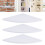 3pcs White Floating Corner Shelf Shelves Wall Book Storage Rack Bedroom Decor Unit 4