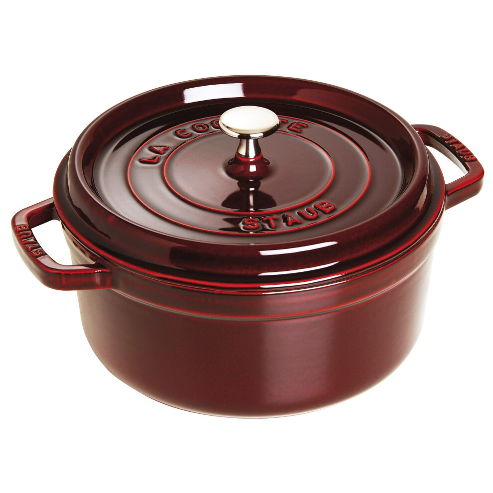Cocotte-Kochtopf Aus Gusseisen, 24 Cm/3,8 L, Grenadine - Staub-image
