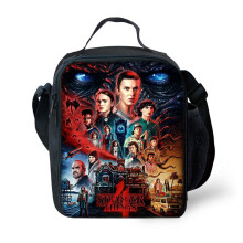 (People)Bolsas de almuerzo Stranger Thing bolsa de hielo enfriador con aislamiento térmico estudiantes picnic niños