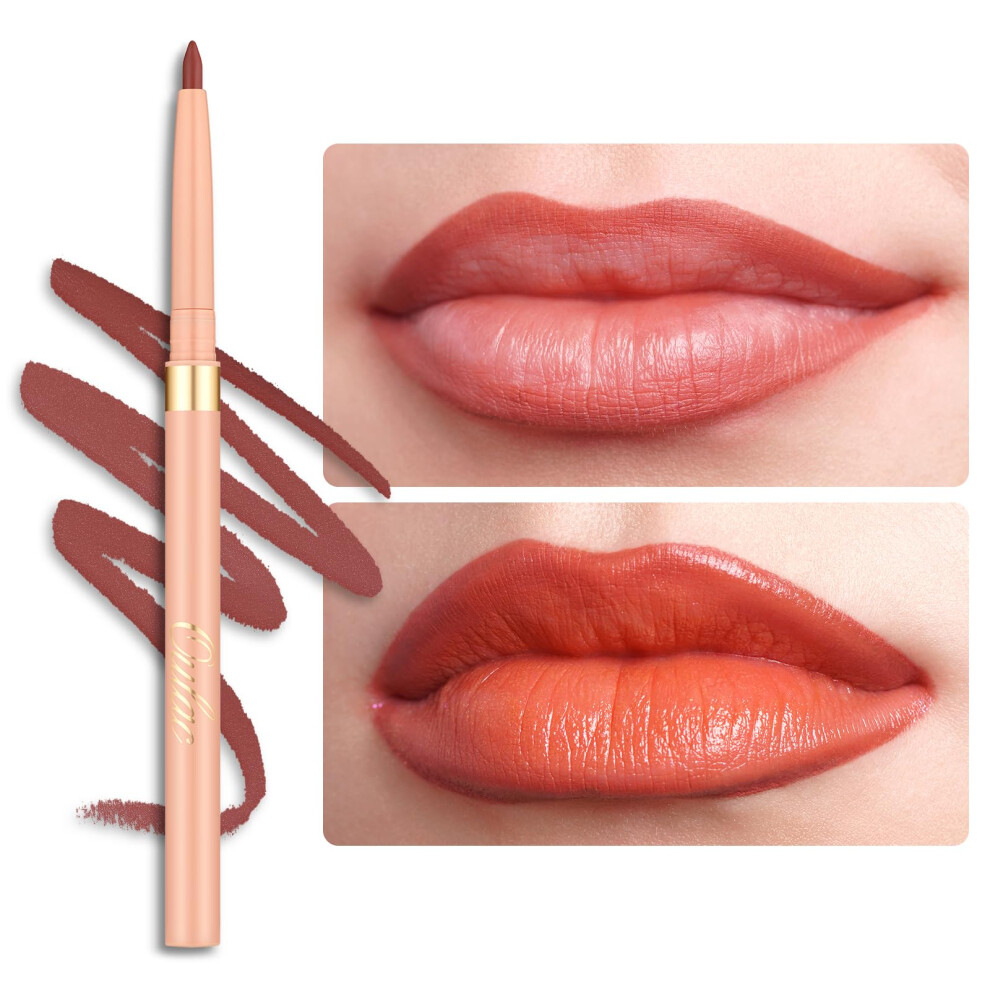 Oulac Waterproof Lipliner Pencil - Smooth And Creamy Retractable Lip Makeup For Precision Application Vegan & Cruelty-Free Ll05 Seductive