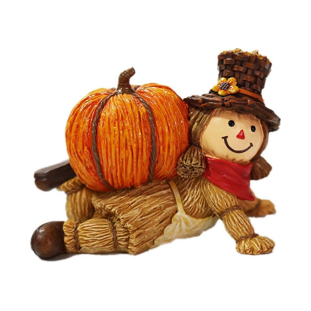 Thanksgiving Decorations Christmas Decorations Gift Fiurines Scarecrow Pumpkin Harvest Figurines Decor