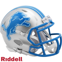 R plica del casco Riddell Mini Speed de los Detroit Lions (2024)