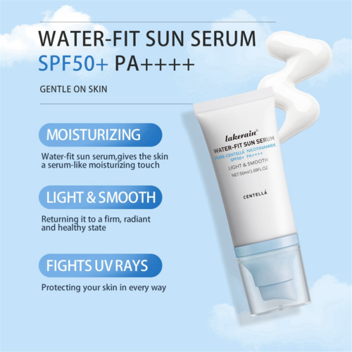 Brightening Sunscreen,Centella Sunscreen with 50 Times Anti-UV Waterproof Moisturizing Sunblock 2