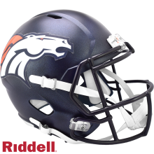 R plica del casco Riddell de los Denver Broncos, tama o completo, estilo Speed 2024