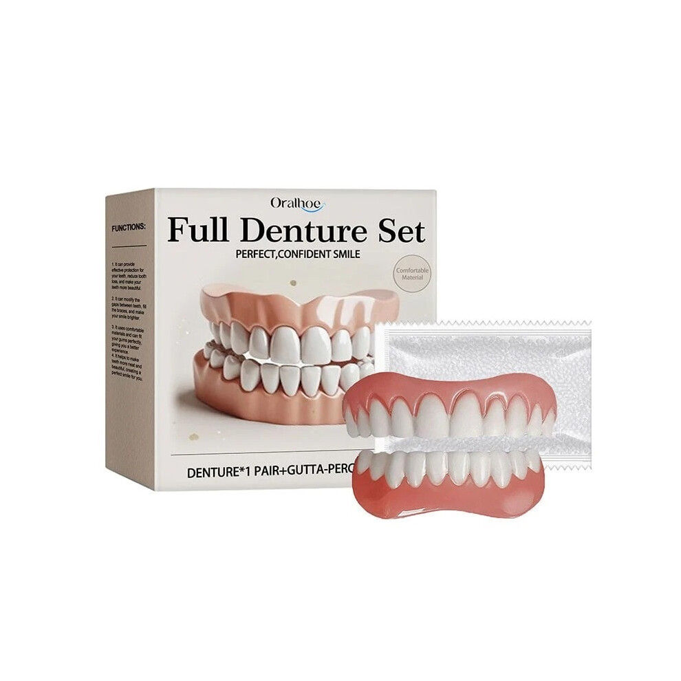Rowjow Denture Silicone Reline Kit, Silicone Relinedenture Set