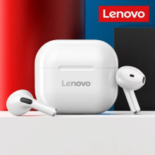 (white) 100% Lenovo Official Genuine Thinkplus Lp40 Bluetooth 5.3 Ture Wireless Earbuds Stereo Long Battery Life Gaming Headphones TWS