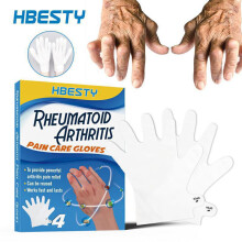 (4 pieces) Hand Joint Care Gloves Portable Reusable Joint Pain Care Gloves