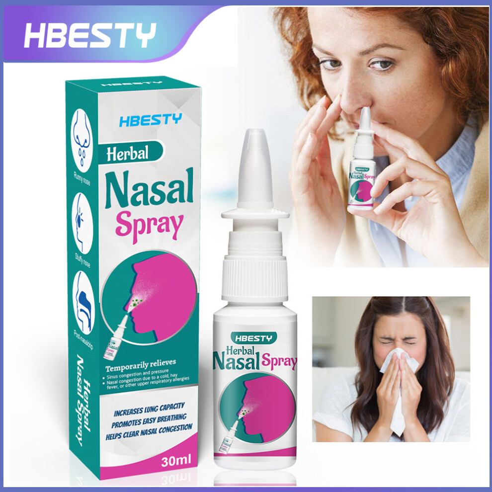 Yetp Star Nasal Spray Herbal Antibacterial Nasal Congestion Sneeze Runny Nose Care Solution