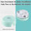 Mini Portable Desktop Vacuum Cleaner Blue 3