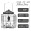 Squirrel Proof Hanging Bird Seed Feeder Heavy Duty Garden Wild Birds 2