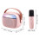 Living And Home Portable Karaoke Speaker Set with RGB Light, Pink 6