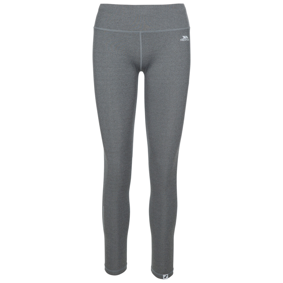 (14, Dark Grey Marl) Trespass Womens Gym Leggings Vivien Marl