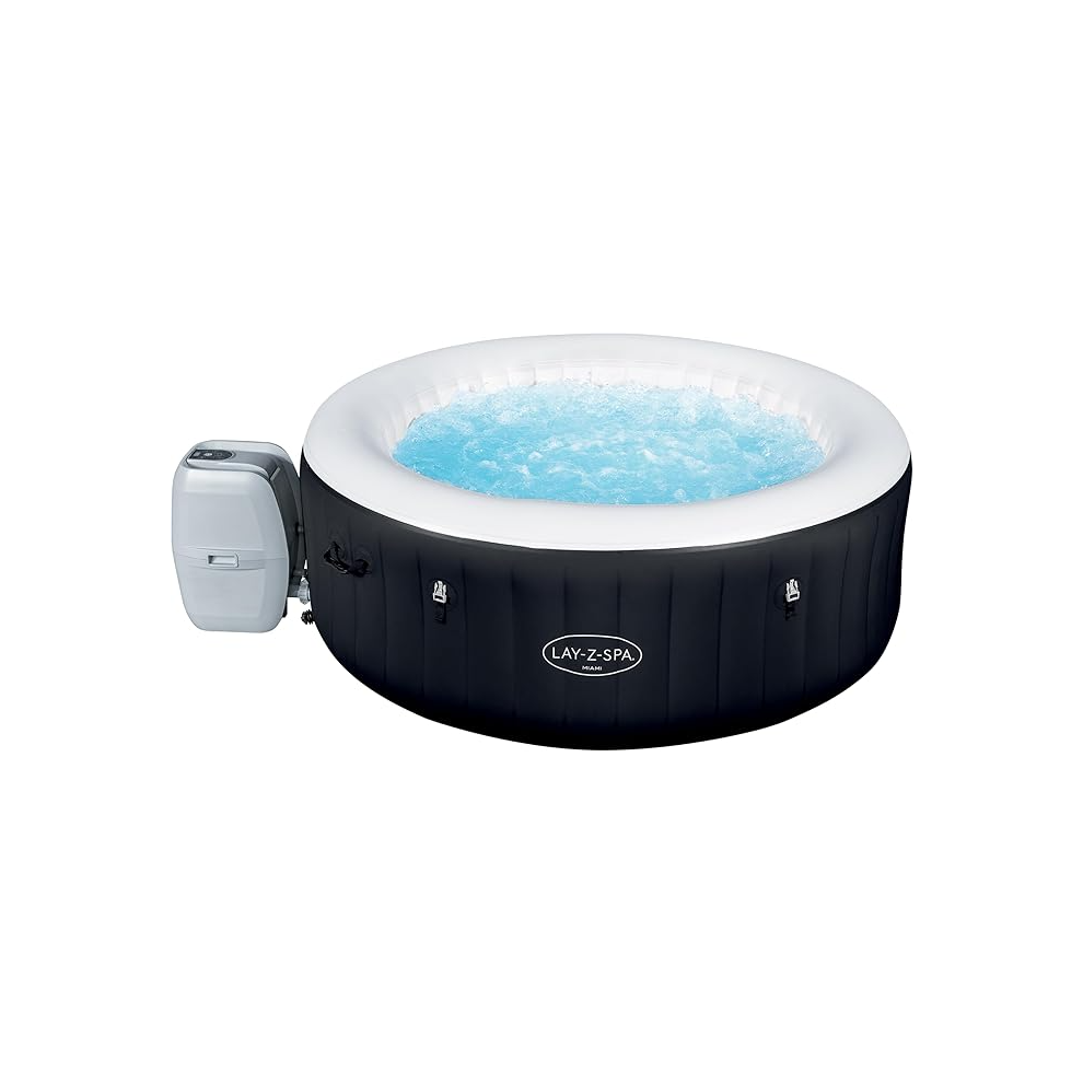 Lay-Z-Spa Miami AirJet Hot Tub   Summer Garden Relaxation