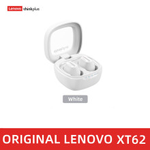 (XT62 white) Lenovo XT62 Earphone Bluetooth 5.3 Wireless Earbuds Low Latency Headphones Mini HiFi Sport Headset With Mic HD Call