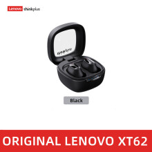 (XT62 black) Lenovo XT62 Earphone Bluetooth 5.3 Wireless Earbuds Low Latency Headphones Mini HiFi Sport Headset With Mic HD Call