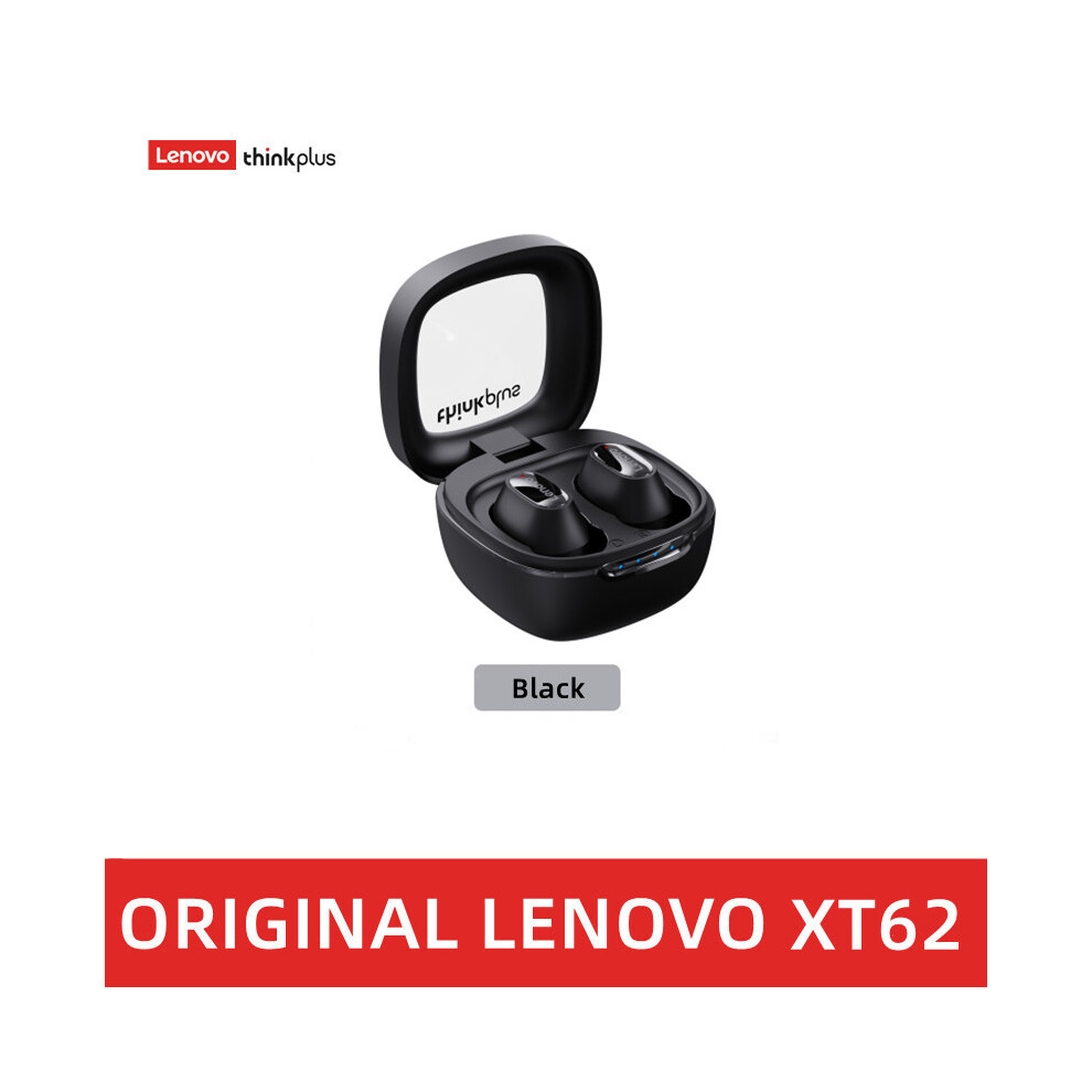 (Xt62 ) Lenovo Xt62 Earphone Bluetooth 5.3 Wireless Earbuds Low Latency Headphones Mini Hifi Sport Headset With Mic Hd Call Black 6935462456031