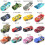 (Blue McQueen)Ανιμε Φιλμ Cars 3 Ραλίστες Μεταλλικό Μοντέλο Δώρο Παιχνίδι Mini Αυτοκίνητο 2