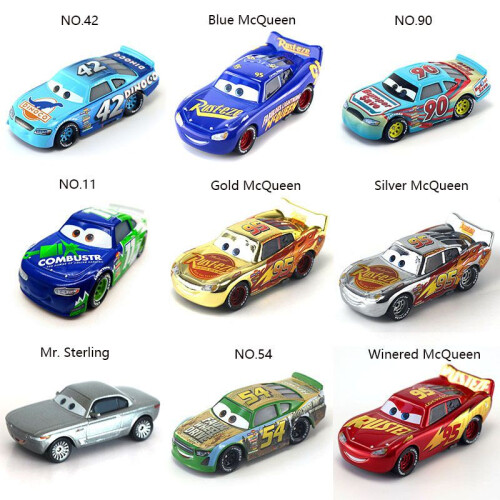 (Blue McQueen)Ανιμε Φιλμ Cars 3 Ραλίστες Μεταλλικό Μοντέλο Δώρο Παιχνίδι Mini Αυτοκίνητο 2