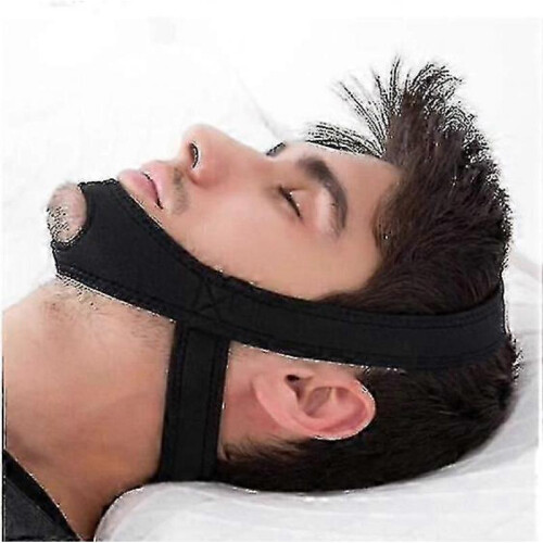 Anti Snore Chin Strap Belt--Black Product Code 36178