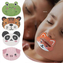 (30Pcs Frog) Kids Cartoon Sealing Stickers Orthopedic Breathing Sleep Strips,mouth Tape For Sleeping,antisnoring Patch For Less Mouth Breath 30 Pcs UXE