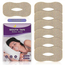 (60 Pcs Skin color) O-shaped Tape for Sleeping,Tape for Snoring,Strips for Nasal Breathing, Promote Better Nighttime Sleep Quality and Instant Snoring Relief SXH