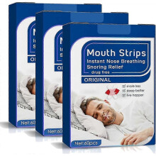 180pcs Mouth Tape for Sleeping, Transparent Gentle Sleep Strips for Mouth Breathing, Improved Nighttime Sleeping, Hypoallergic Strips