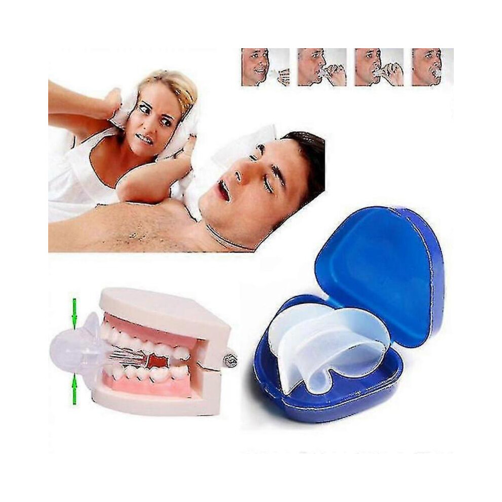 Anti Snoring Tongue Soft Transparent Medical Silicone Sleep Apnea Night Guard Stop Snore Tongue Retainer- WQV