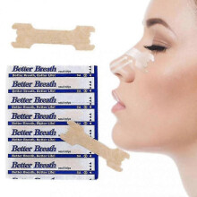 Pack Of 100 Nasal Strips, Better Breath Nasal Plasters Against Snoring, Snore Stoppers ITE