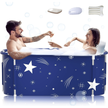 Stars Design Foldable Bathtub Summer Home Spa Relaxation