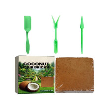 Coco Fiber Bricks Organic Planting Substrate Reusable Natural Bricks Gardening Supplies Gardening Accessories for Hydroponics