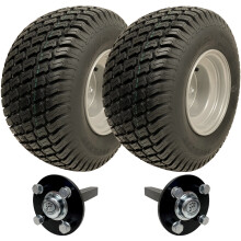 18x8.50-8 ATV Trailer Kit Wanda P332 Grass Pattern Wheels Hub &amp; Stub Axles 750kg