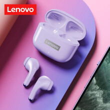 (purple) 100% Lenovo Official Thinkplus Wireless Headphones LP40 PRO Bluetooth 5.3 Tws Earbuds Long Battery Life Stereo Music Headset