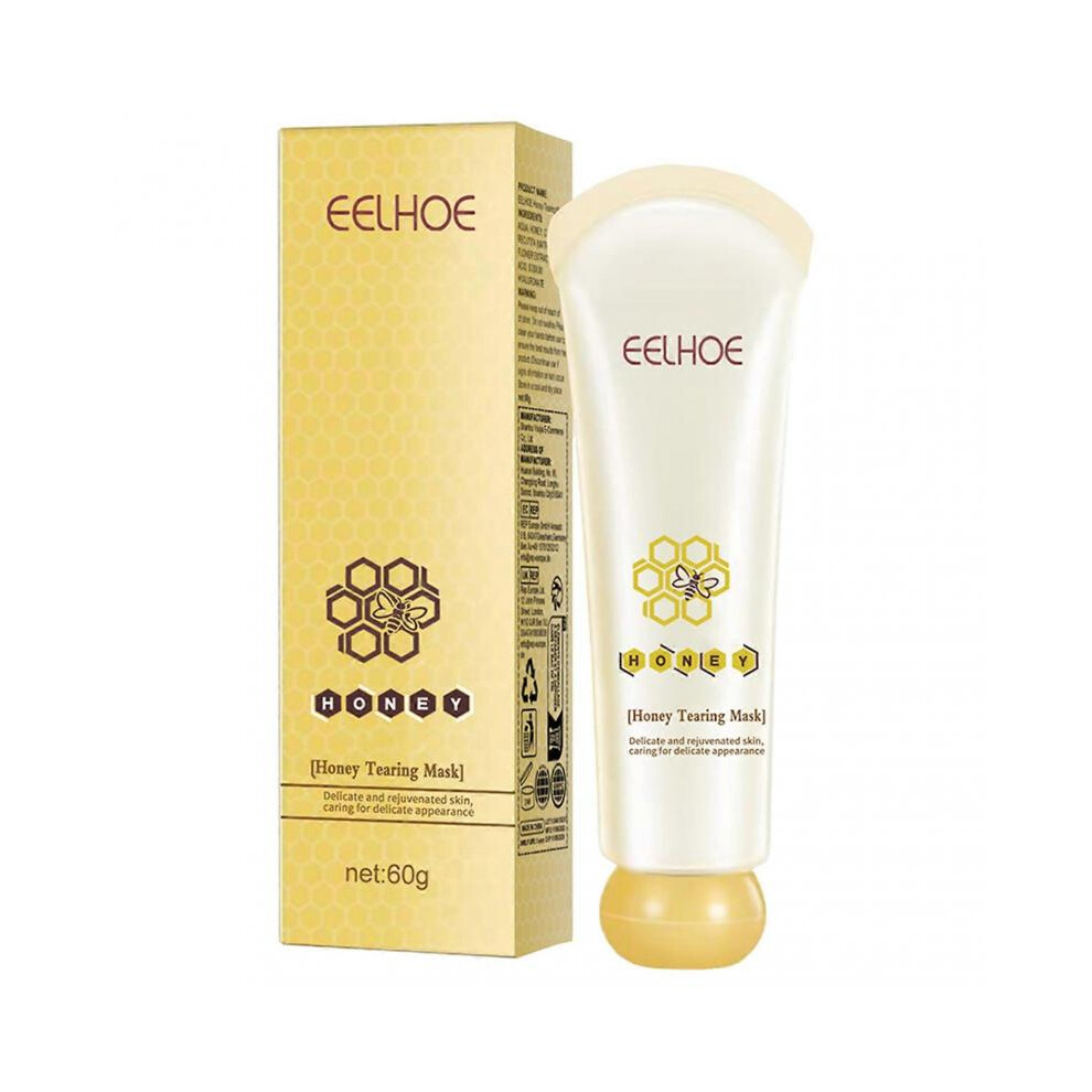 (1pc) Honey Tearing Mask for Blackheads Deep Cleansing Honey Peel Off Face Mask Oil Control Blackhead Remover